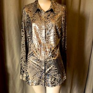 Roper womens size Medium long sleeve shirt